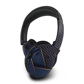 MightySkins Carbon Fiber Skin Compatible with Bose QuietComfort 45 Headphones Modern Hex | Protective, Durable Textured Carbon Fiber Finish | Easy to Apply | Made in The USA