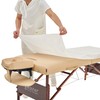 Master Massage Disposable Exam Table Covers, White (Flat - 100
