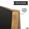 Ilyapa A-Frame Chalkboard Sidewalk Sign - Rounded Top Folding Standing