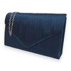 fi9® LADIES SATIN PARTY PROM BRIDAL EVENING CLUTCH HAND BAG