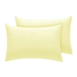 Pair Of Housewife Pillowcases Percale - Cream