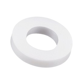 TOP-VIGOR 25Pcs PTFE Flat Washers 12mm OD 6mm ID 2mm Thickness Sealing Gasket Flange Gasket for Faucet Pipe Water Hose, White
