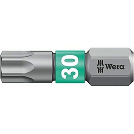 Wera 867/1 BTZ Torx BiTorsion TX30 Bit 25mm Pack 10