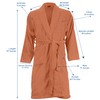 DAN RIVER Bathrobe & Shower Wrap Made with 100% Ringspun