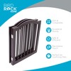 INTERNET'S BEST Arched Top Dog Gate | 3 Panel, 24"