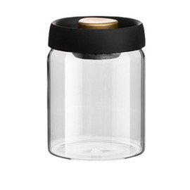 Barfeery Coffee Beans Vacuum Sealed Tank Household Moisture-Proof Air Extraction Airtight Container Food Storage Jars, Easy Install C