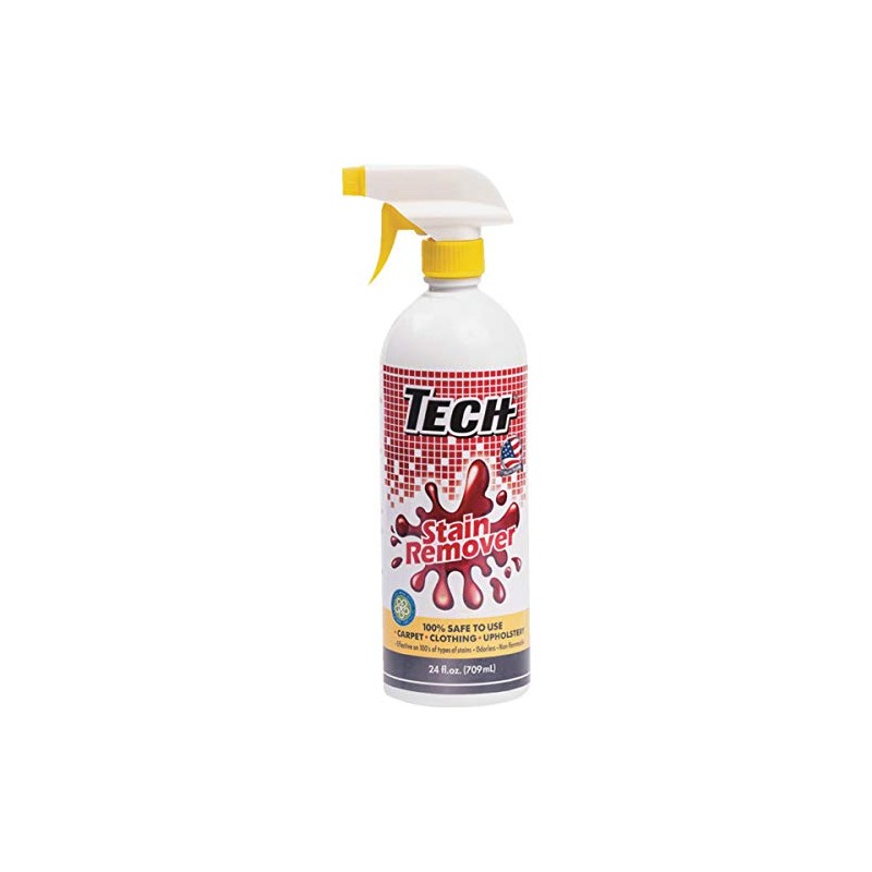 TECH Stain Remover, 24 oz Spray Bottle, 1 Pack, for