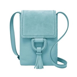 Fossil Bobbie Phone Crossbody Blue, blue