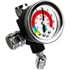 LE LEMATEC Air Pressure Regulator with Gauge - 1/4 NPT