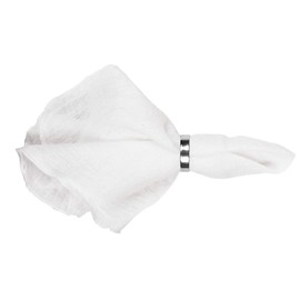 broste Napkin Linen Gracie, Pure White