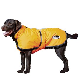 WeatherBeeta Comfitec Reflective Parka 300D Deluxe Dog Coat Orange 18"