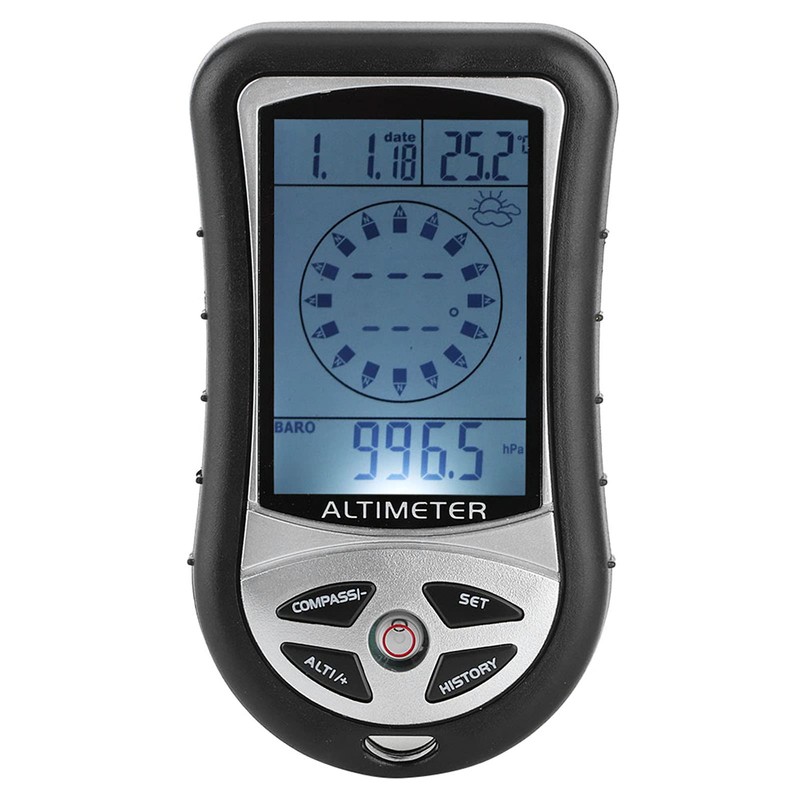 Portable Multifunctional Electronic Weather Altimeter Barometer for Outdoor Enthusiasts Home