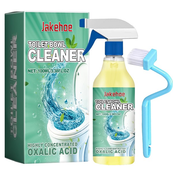 Oxalsäure Reiniger,Toilettenreiniger Extrem Stark,Kalkentferner 100ml,Spülkasten Tabs,WC Reiniger Schaum,Frischer Duft,für Hartnäckigen