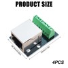 GOMETY 4pcs RJ45 Ethernet Breakout Board Single Socket Adapter, RJ45