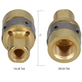 STARTECHWELD 169-716 Mig Gas Diffuser Mig Adapters for Miller M10, M15 and Hobart H9, H10 Guns (Pack of 5) 169-716
