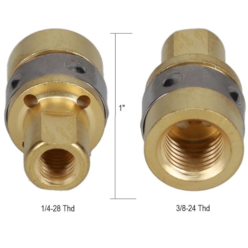 STARTECHWELD 169-716 Mig Gas Diffuser Mig Adapters for Miller M10,