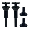 Mounting Mandrel for Cut-Off Wheels W/3/8 Arbor Hole, 1/4" Stem,