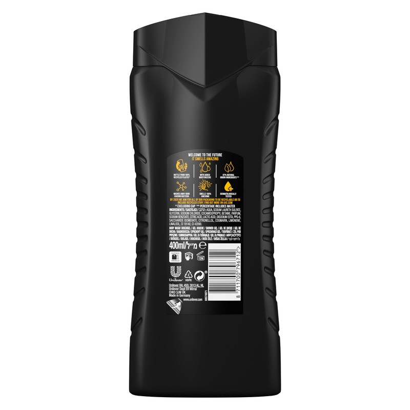 Axe Apollo 100% Plant Origin Shower Gel for Men 400