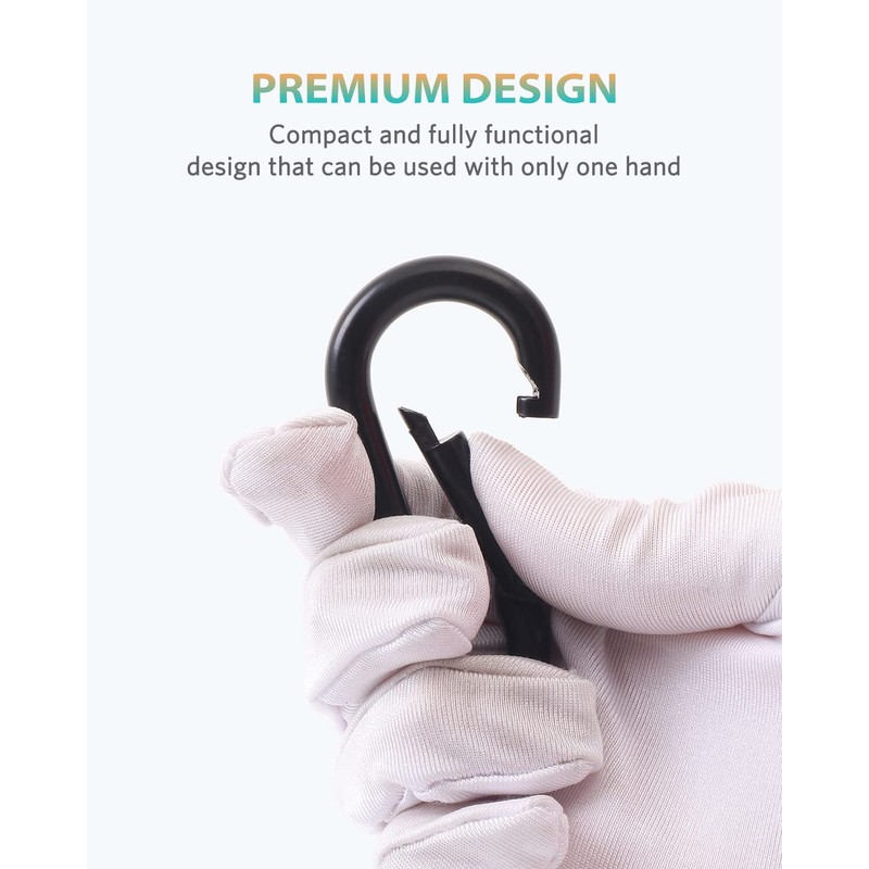 SEPWIK Carabiner Clips, 316 Stainless Steel Carabiner Clip, Heavy Duty