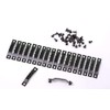 20 Saw Tooth Picture Hangers Black with Screws