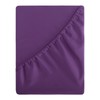 Aisbo King Size Fitted Sheet Purple - Extra Deep Pocket