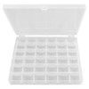 TRIXES 36 Compartment Plastic Bobbin and Spool Storage Case –