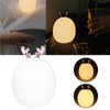 Mini Silicone Lamp Cartoon DeerShape Touch Control LED Night Light