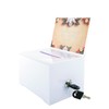 Donation Ballot Box with Lock - Secure Suggestion Box Perfect