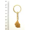 SNS Components Mauritius Africa African Gold Key Ring Chain Country