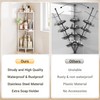 ELYKEN Corner Shower Caddy Standing, 3 Tier Rustproof Metal Shower