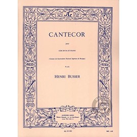 ビュセール: カンテコール Op.77/ルデュック社/ホルンとピアノ