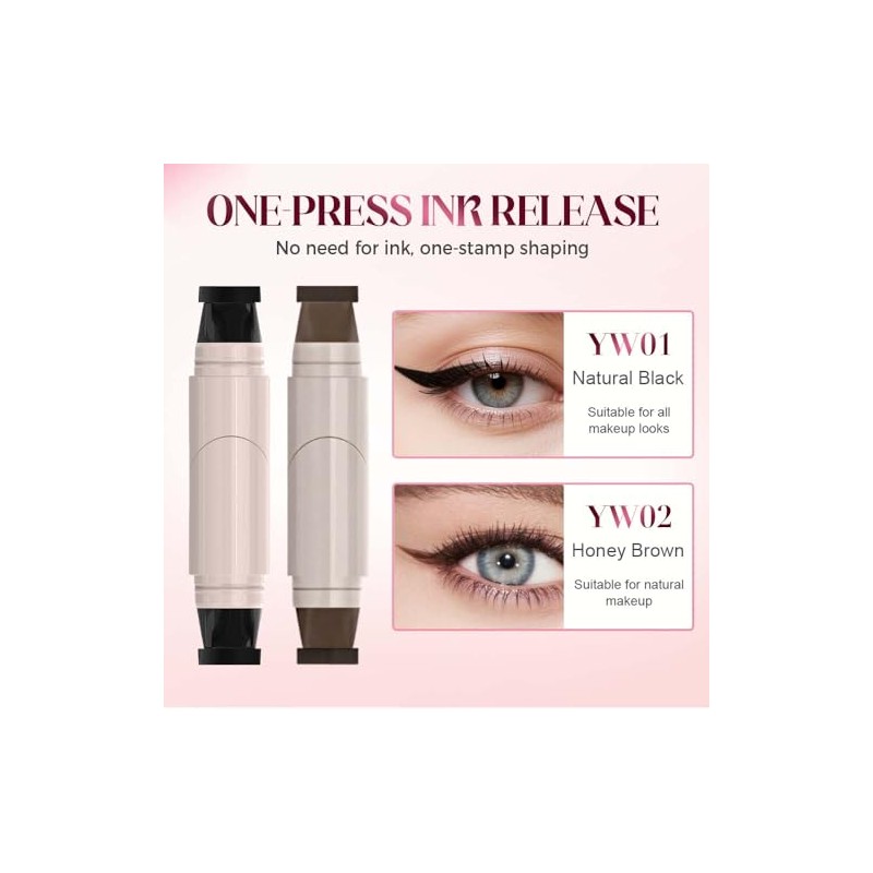 Foldable Eyeliner Stamp - Gel Delineador de Ojos Impermeable con