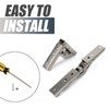KAFENDA 4pcs 90 Degree Cabinet Door Hinges, Folding Hinges for