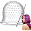 Gorro de silicona para mechas, Gorro y gancho para mechas,