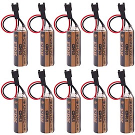 SHENYANG 10-Pack for FUJI FDK CR8.LHC 17450 3V Battery Memory Backup Power Source Meter Battery