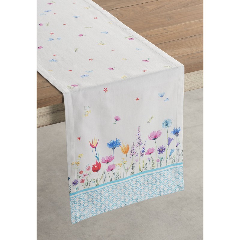 Maison d' Hermine Tablerunner 100% Cotton 37cm x 180cm Table