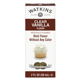 Watkins Clear Vanilla Flavor, 2 Fl. Oz. (Pack of 12) (Packaging may vary)