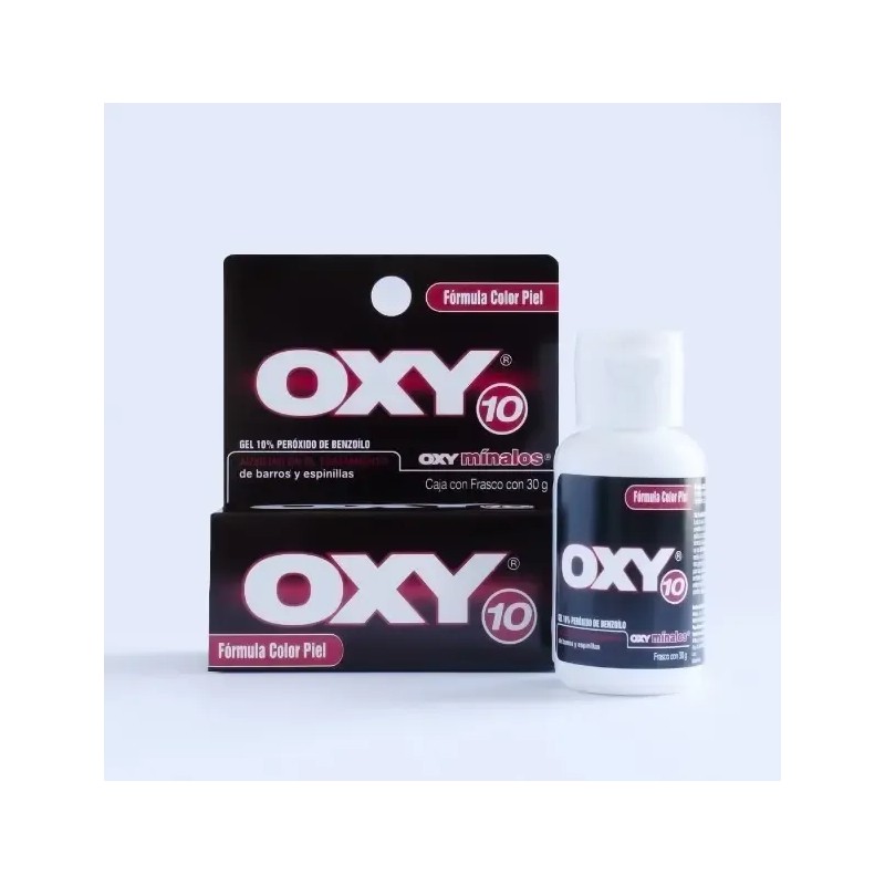 Oxy 10 Anti Barros Y Espinillas Fórmula Color Piel 30g