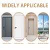Nzexlyva 6PCS Door Handle Protectors, Flexible Transparent Wall Protection Door