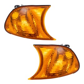 Brock Park/Signal/Side Marker for 1999 323i Coupe/Convertible Amber Lens for 1999 328i for 2001 330Ci for 2001 325Ci for 2000 323Ci 63126904299 Set BM2520106
