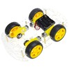Hobby Torque 4pcs TT Magnetic Gearbox Engine, 3-6V Plastic TT