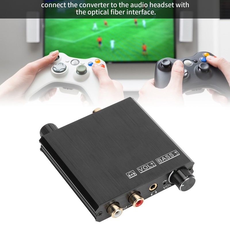 192khz Bass Control DAC Converter Coaxial Spdif for Toslink to