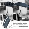 LANBRELLA Umbrella Compact Inverted Folding Umbrellas Auto Open Auto Close