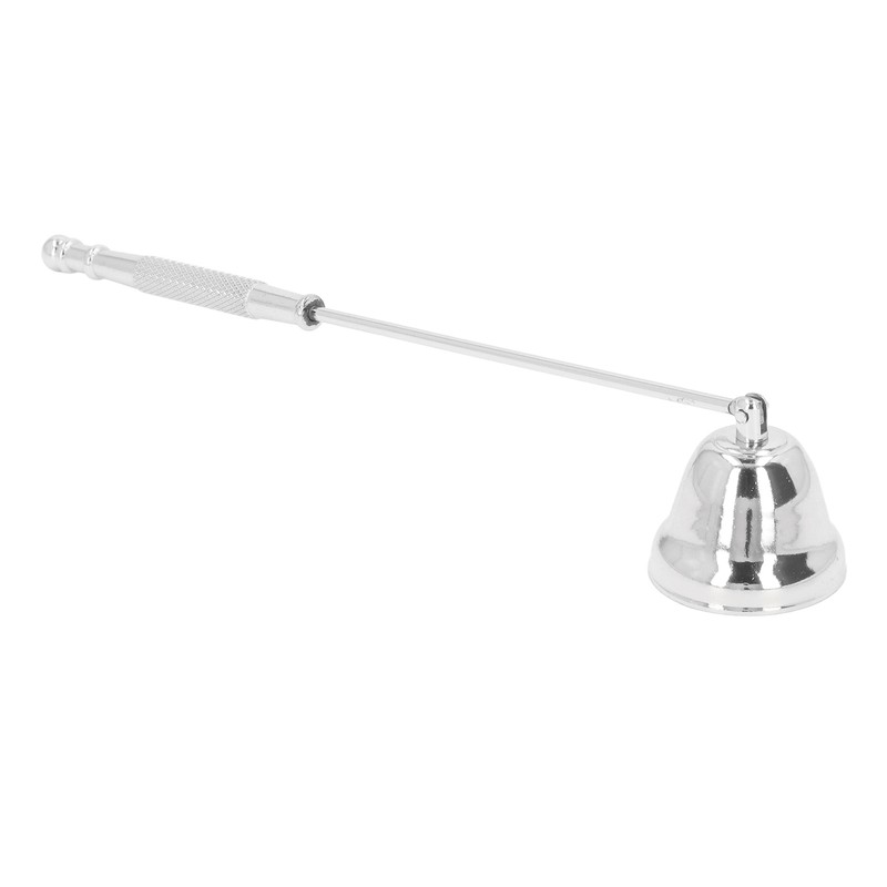 2PCS Candle Snuffer with Long Handle Bell Shape Metal Flame