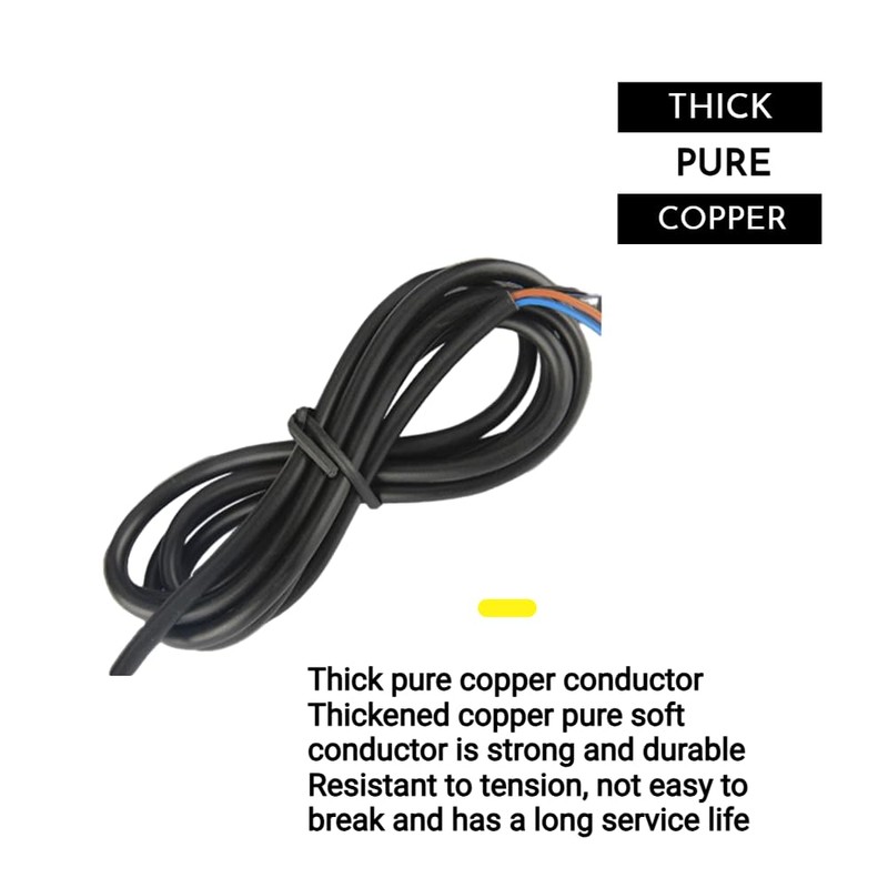 Interruptor de Sensor, E18-B03P1 DC 3 Cables 6-36V PNP IR