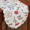 Park Designs Wildflower Scalloped Table Runner - 54" L