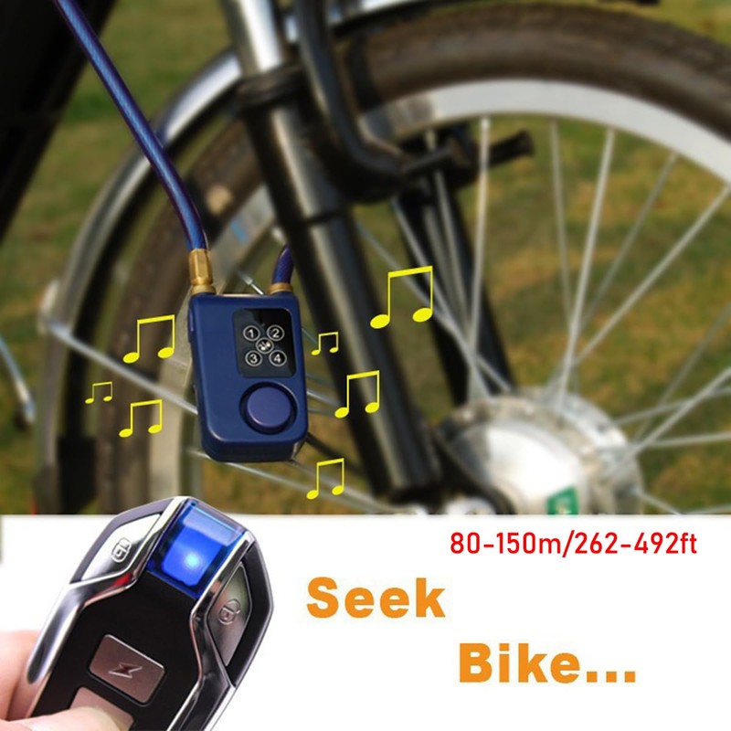Mengshen Waterproof Bike Alarm Lock with GPS Tracker‌ 110dB Loud
