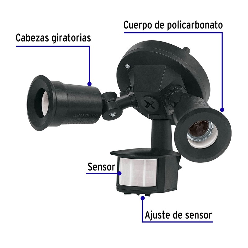 Volteck Lait ARB-902S, Arbotante de seguridad