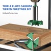 HUHAO Forstner Drill Bits 38mm (1-1/2 inch) Carbide Upgraded Version