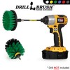 Drill Brush - Cleaning Supplies - Rotary Brush Kit w/